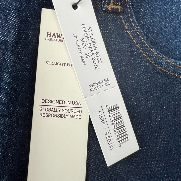 NWT Hawk’sBay Men’s Straight Fit Jeans | 36 - Picture 6 of 16
